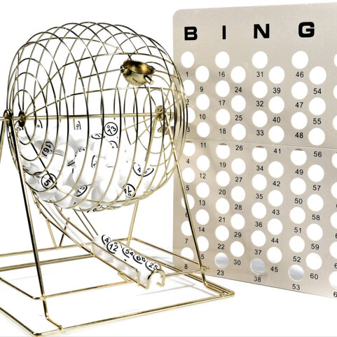 Bingo Caller Set with 100 slide cards